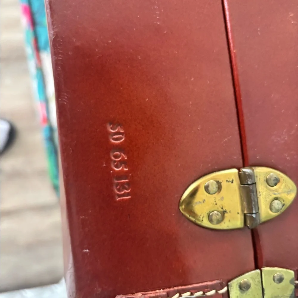 Classic Tan Leather Briefcase
